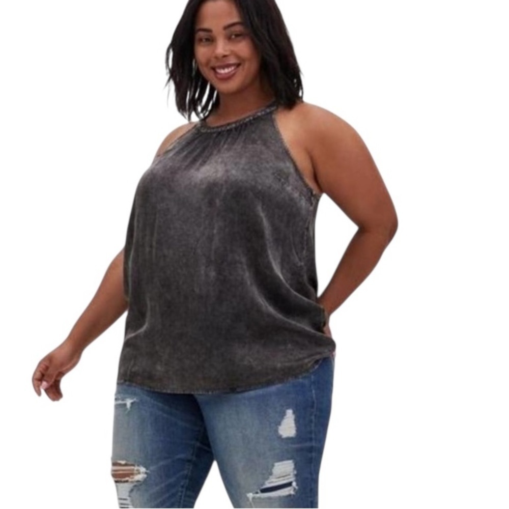 Torrid Satinchar Tank Blouse